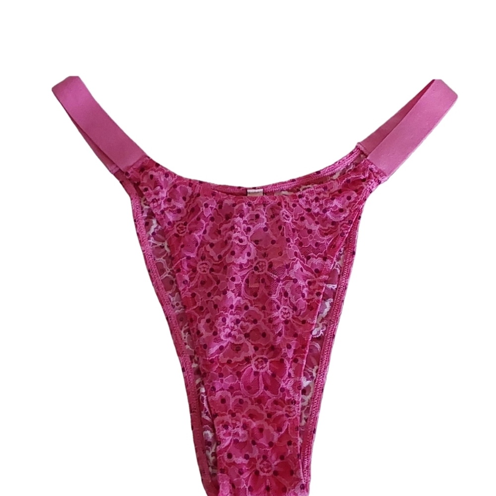 Victoria's Secret Pink Lace Thong